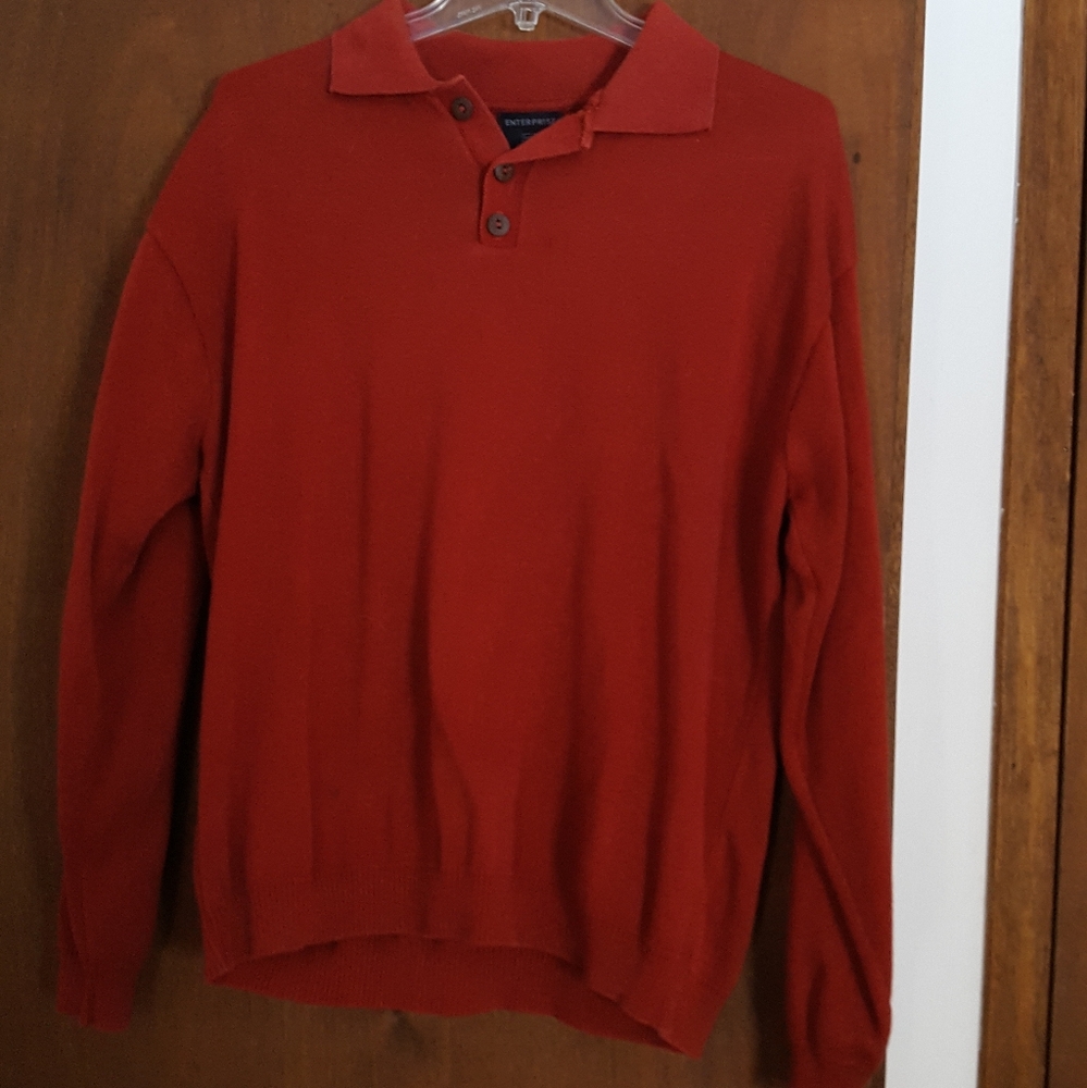 Mens long sleeve collared shirt